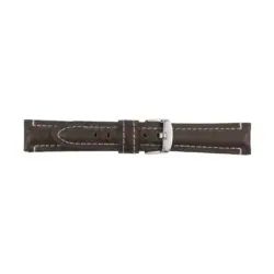 Pebro Elephant Grain Watch Strap (250) - Dark Brown