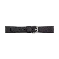 Pebro Elephant Grain Watch Strap (508) - Black