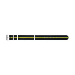 Pebro Exclusive Nylon Watch Strap (2005) - Dark Blue/Yellow