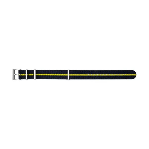 Pebro Exclusive Nylon Watch Strap (2005) - Dark Blue/Yellow