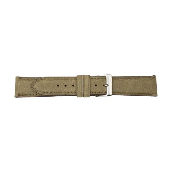 Pebro German Leather Watch Strap (1091) - Olive Green
