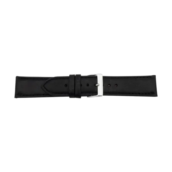 Pebro Italian Leather Watch Strap (1055) - Black