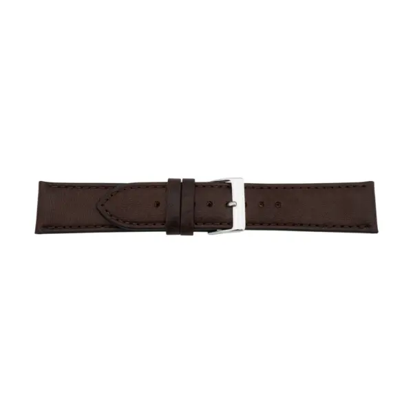 Pebro Italian Leather Watch Strap (1056) - Dark Brown