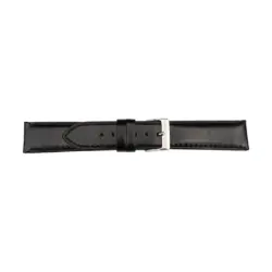 Pebro Italian Leather Watch Strap (1111) - Black