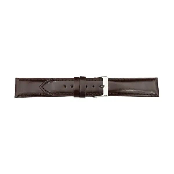 Pebro Italian Leather Watch Strap (1113) - Dark Brown