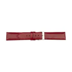 Pebro Italian Leather Watch Strap (1115) - Red