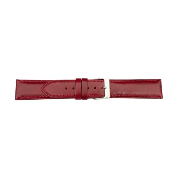 Pebro Italian Leather Watch Strap (1115) - Red