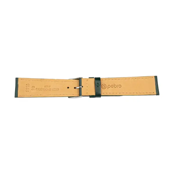 Pebro Italian Leather Watch Strap (1116) - Green - Image 2