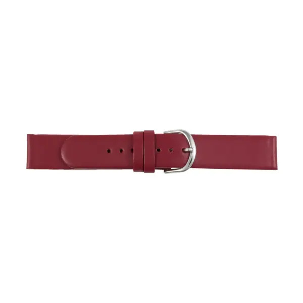 Pebro Leather Watch Strap (168) - Dark Red
