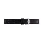 Pebro Leather Watch Strap (240) - Black