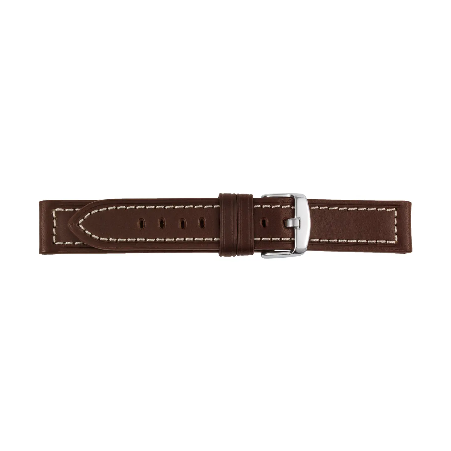 Pebro Leather Watch Strap (241) - Dark Brown