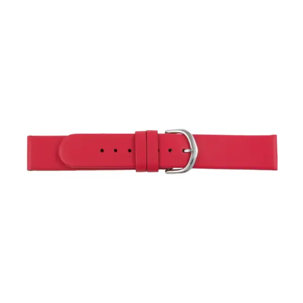 Pebro Leather Watch Strap (317) - Red