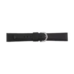 Pebro Leather Watch Strap (731) - Black