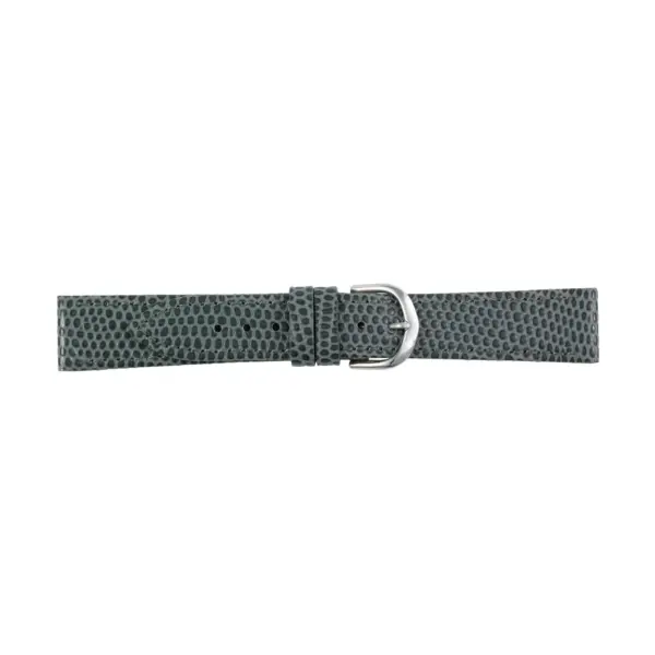 Pebro Lizard Grain Watch Strap (063) - Grey