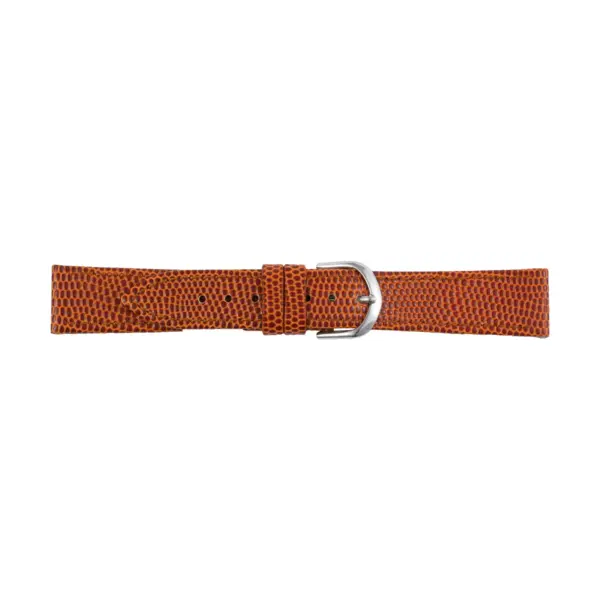 Pebro Lizard Grain Watch Strap (096) - Brown