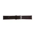 Pebro Lizard Leather Watch Strap (075) - Dark Brown