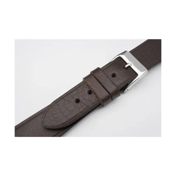 Pebro Premium Leather Watch Strap (1073) - Dark Brown - Image 2