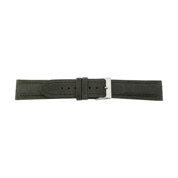 Pebro Premium Vintage Leather Watch Strap (1058) - Dark Green