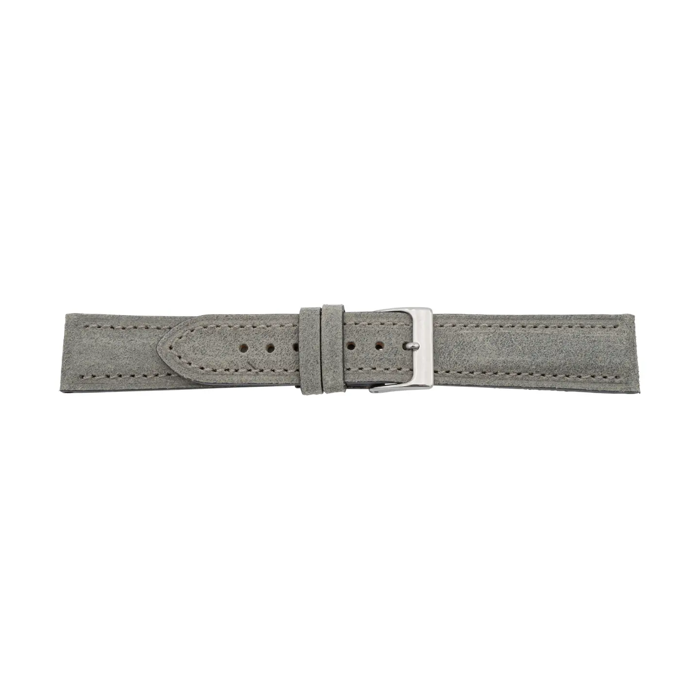Pebro Premium Vintage Leather Watch Strap (1060) - Grey