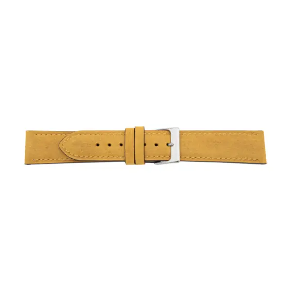 Pebro Premium Vintage Leather Watch Strap (1065) - Mustard