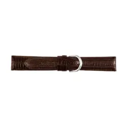 Pebro Teju Lizard Grain Watch Strap (074) - Dark Brown