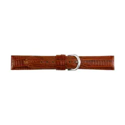 Pebro Teju Lizard Grain Watch Strap (082) - Brown