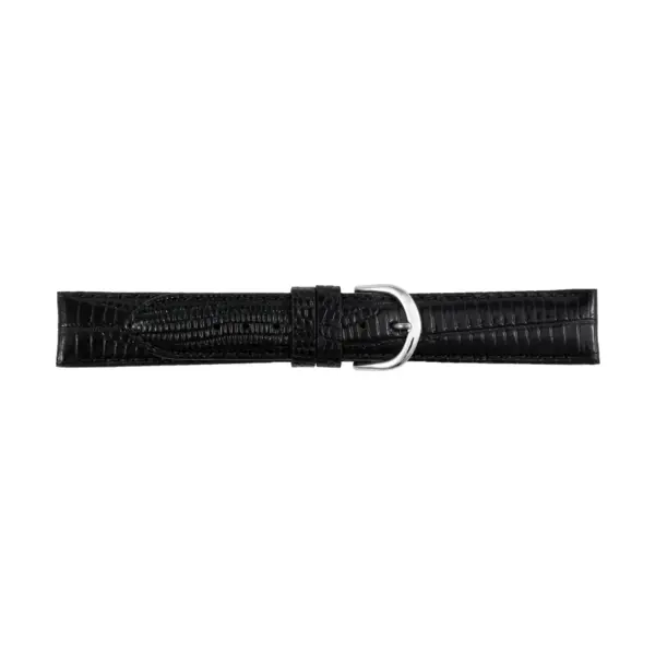 Pebro Teju Lizard Grain Watch Strap (083) - Black