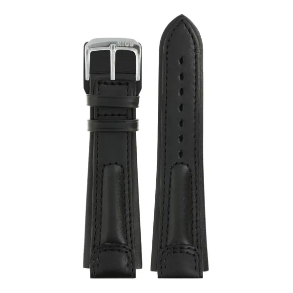 RIOS1931 Apulia - Calfskin Watch Strap (138) - Black - Image 2