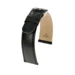 RIOS1931 Arizona - Saddle Leather Watch Strap (46) - Black