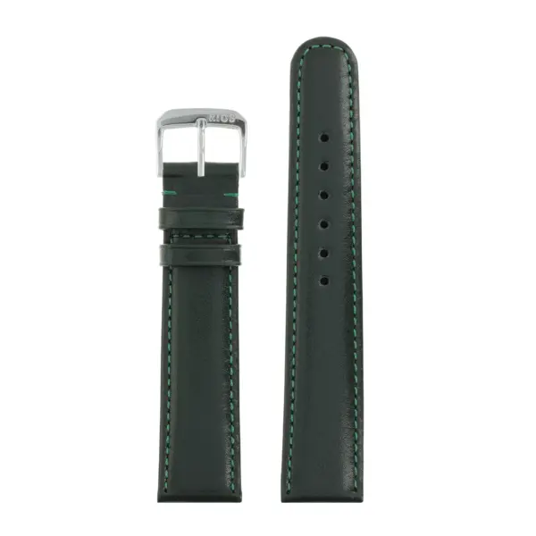 RIOS1931 Arizona - Saddle Leather Watch Strap (46) - Forest Green - Image 2
