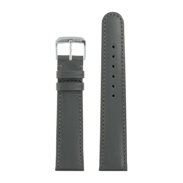 RIOS1931 Arizona - Saddle Leather Watch Strap (46) - Stone Grey - Image 2