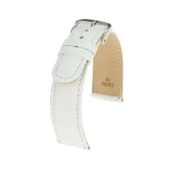 RIOS1931 Arizona - Saddle Leather Watch Strap (46) - White