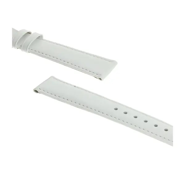 RIOS1931 Arizona - Saddle Leather Watch Strap (46) - White - Image 3