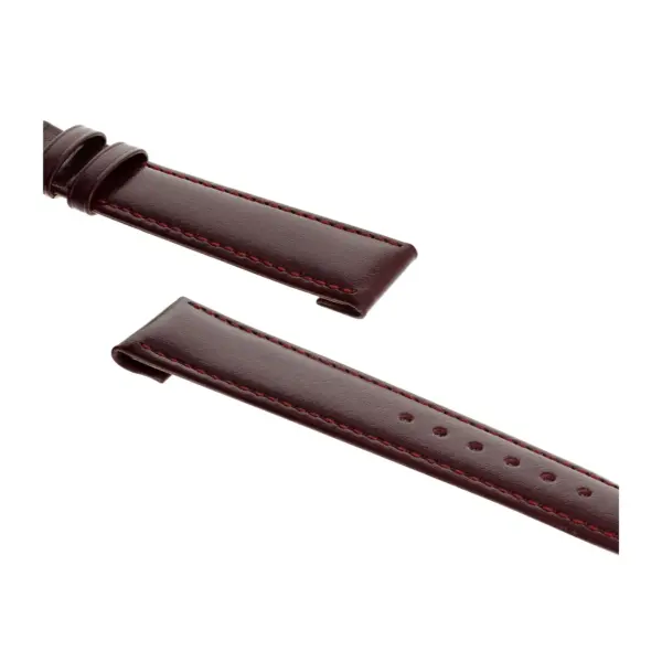 RIOS1931 Arizona - Saddle Leather Watch Strap (46S) - Burgundy - Image 3