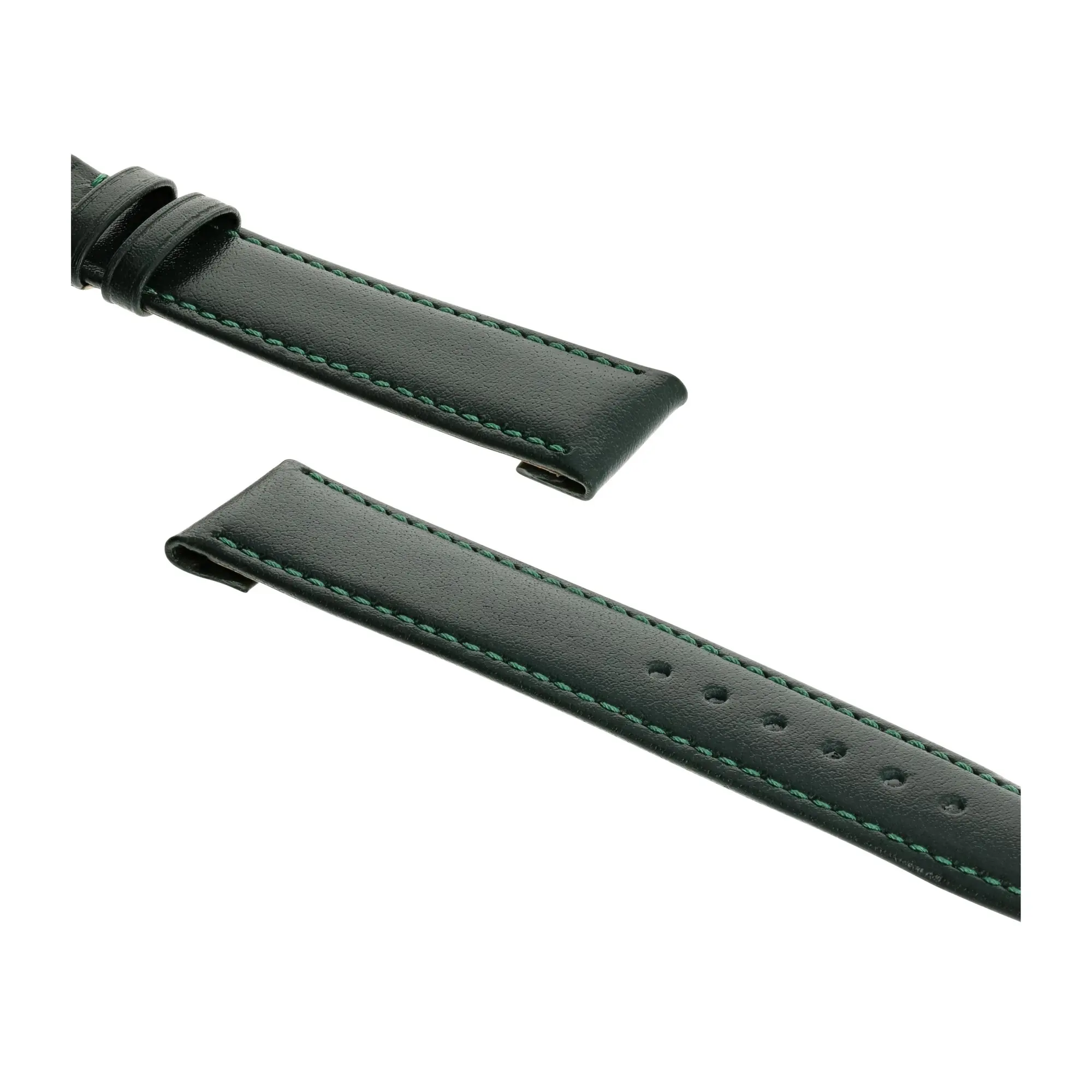 RIOS1931 Arizona - Saddle Leather Watch Strap (46S) - Forest Green - Image 3