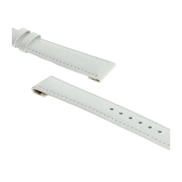 RIOS1931 Arizona - Saddle Leather Watch Strap (46S) - White - Image 3