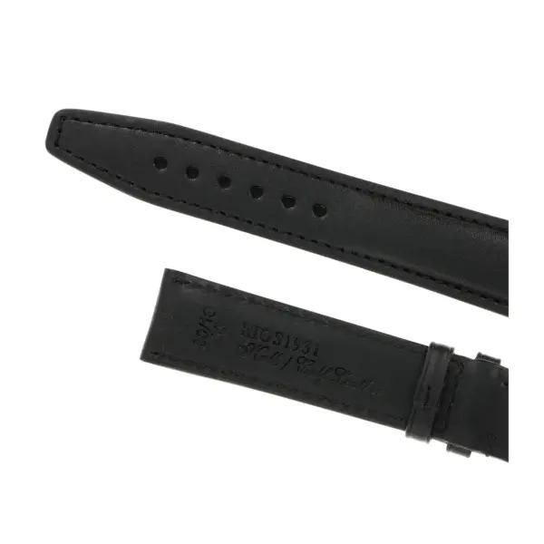 RIOS1931 Capri - Calfskin Watch Strap (104) - Black - Image 4