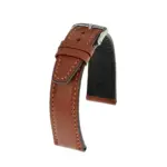 RIOS1931 Capri - Calfskin Watch Strap (104) - Cognac