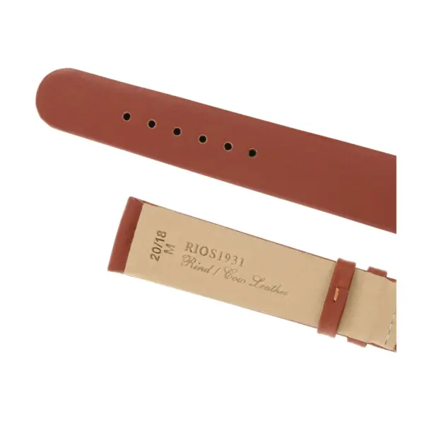 RIOS1931 Classic - Cowhide Watch Strap (34) - Cognac - Image 4