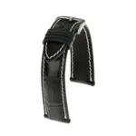 RIOS1931 Connoisseur - Alligator Leather Watch Strap (256) - Black