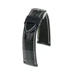 RIOS1931 Connoisseur - Alligator Leather Watch Strap (256) - Ocean Blue