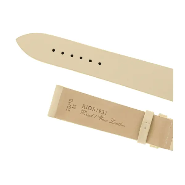RIOS1931 Elegant - Cowhide Watch Strap (43) - Sand - Image 4