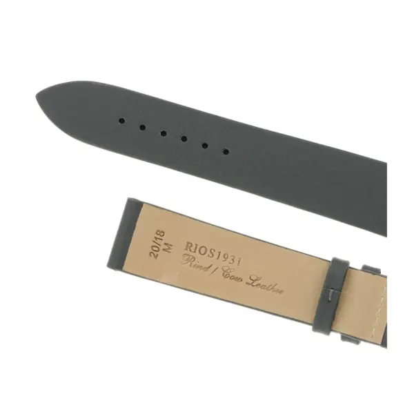 RIOS1931 Elegant - Cowhide Watch Strap (43) - Stone Grey - Image 4