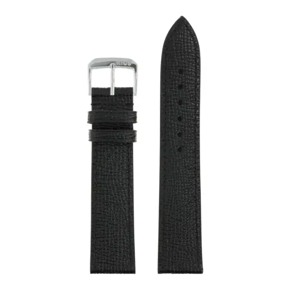 RIOS1931 French - Cowhide Watch Strap (45) - Black - Image 2