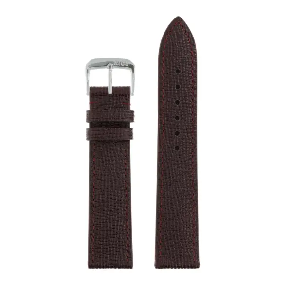 RIOS1931 French - Cowhide Watch Strap (45) - Burgundy - Image 2