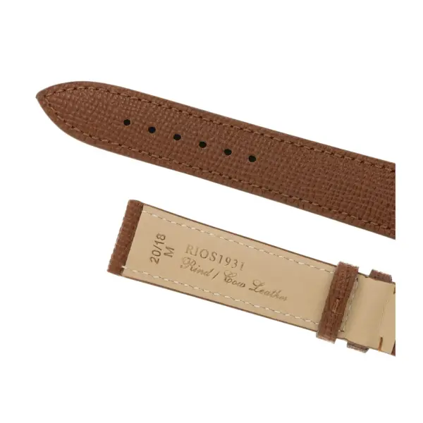RIOS1931 French - Cowhide Watch Strap (45) - Cognac - Image 4