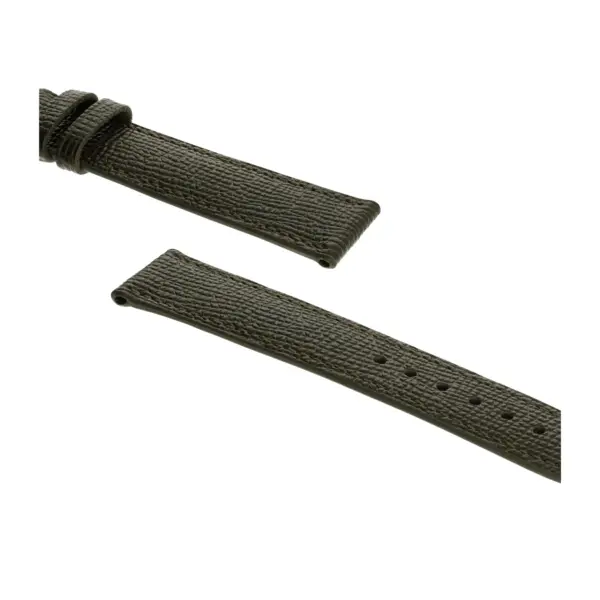 RIOS1931 French - Cowhide Watch Strap (45) - Drab Olive - Image 3