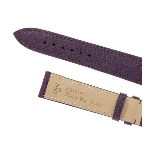 RIOS1931 French - Cowhide Watch Strap (45) - Purple - Image 4
