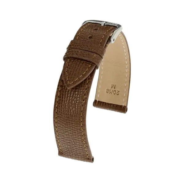 RIOS1931 French - Cowhide Watch Strap (45) - Tobacco