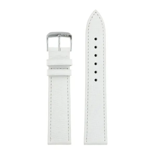 RIOS1931 French - Cowhide Watch Strap (45) - White - Image 2